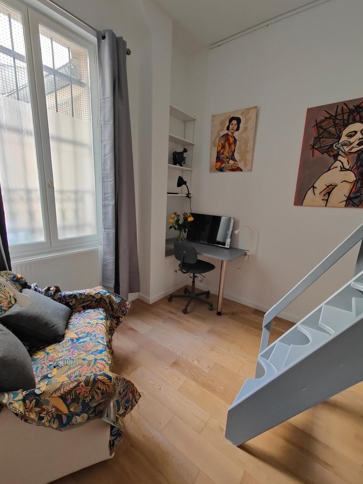 Appartement Loft, Atelier Artiste Montmartre à Paris Extérieur photo