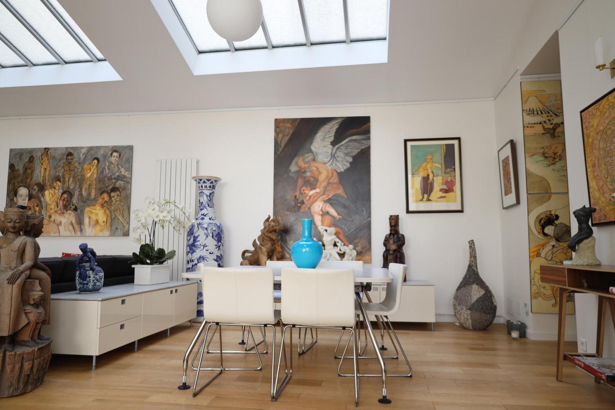 Appartement Loft, Atelier Artiste Montmartre à Paris Extérieur photo
