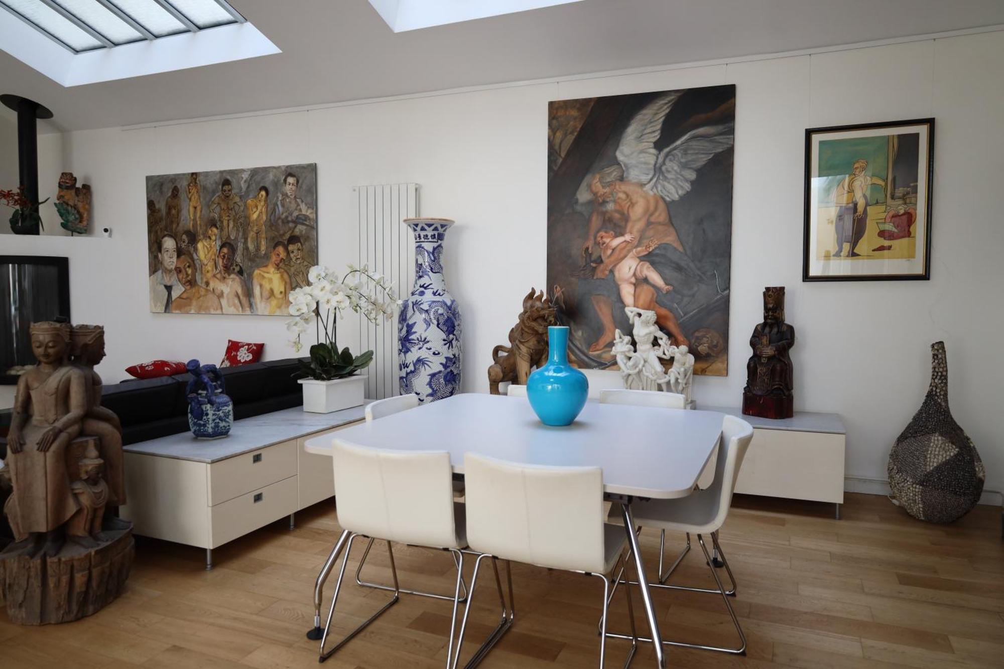 Appartement Loft, Atelier Artiste Montmartre à Paris Extérieur photo