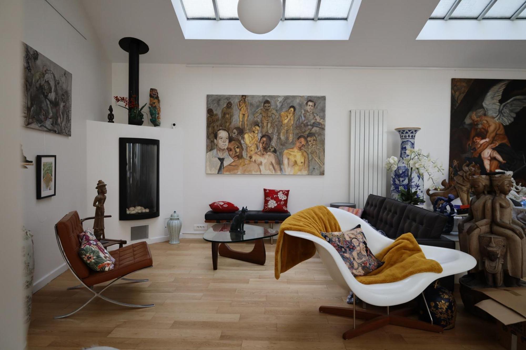 Appartement Loft, Atelier Artiste Montmartre à Paris Extérieur photo