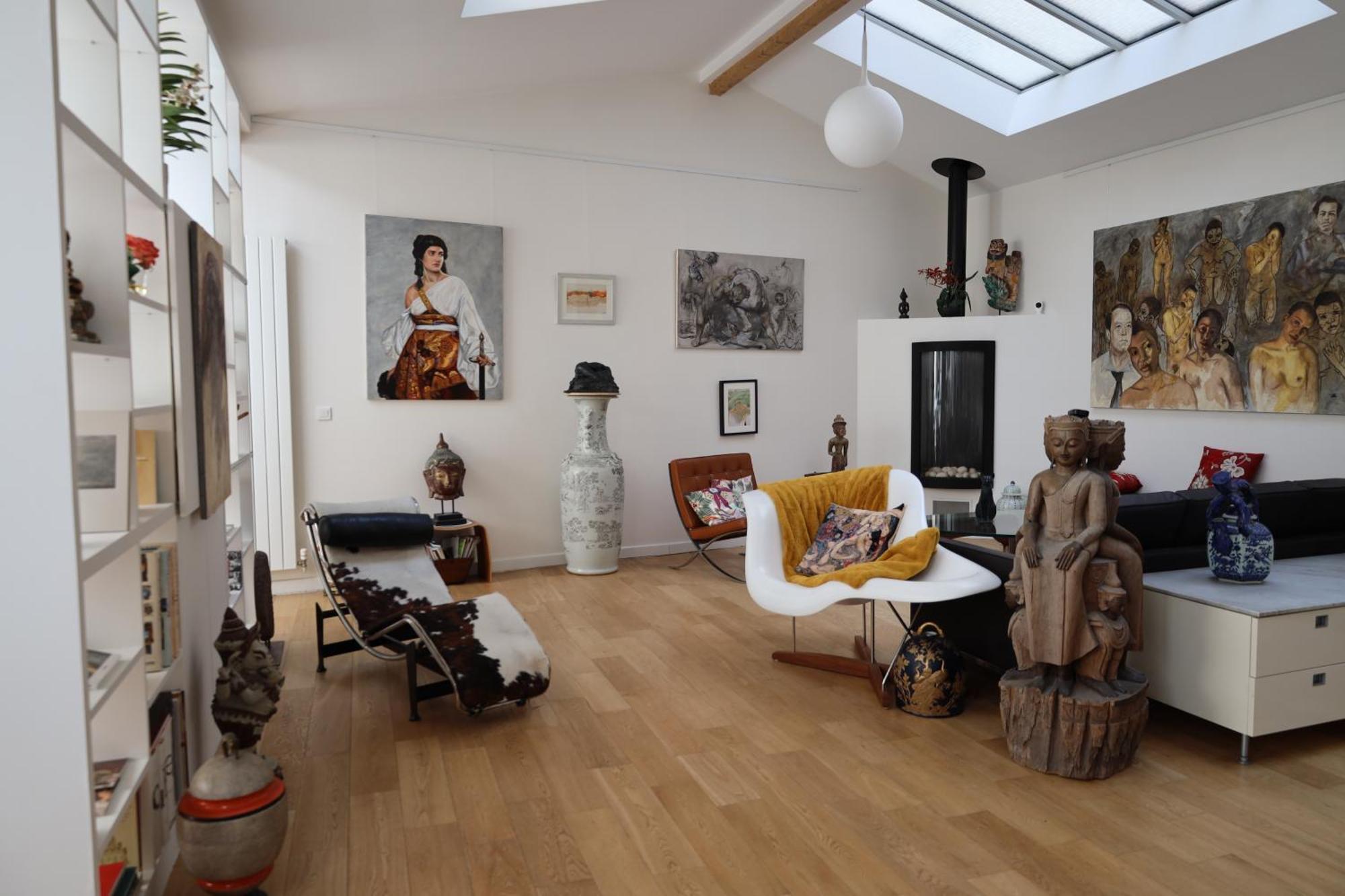 Appartement Loft, Atelier Artiste Montmartre à Paris Extérieur photo