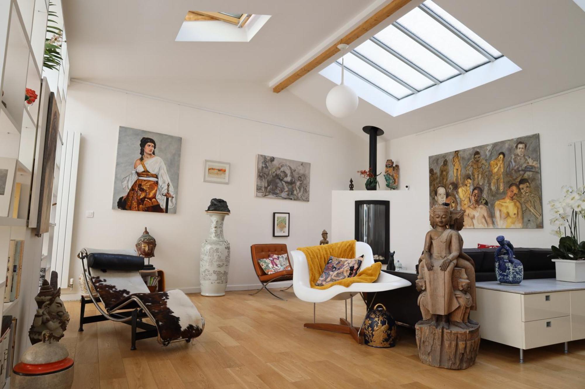 Appartement Loft, Atelier Artiste Montmartre à Paris Extérieur photo