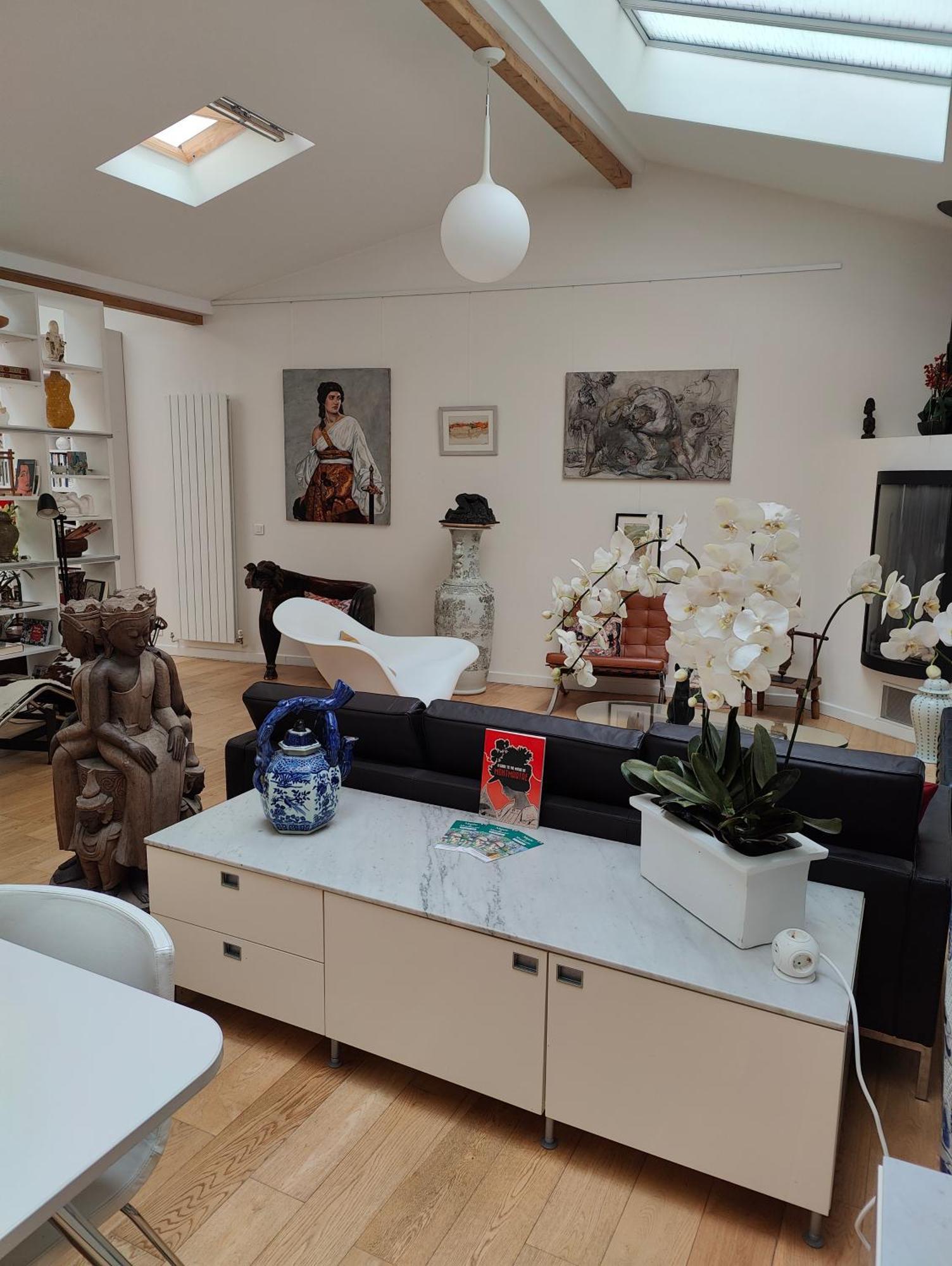 Appartement Loft, Atelier Artiste Montmartre à Paris Extérieur photo